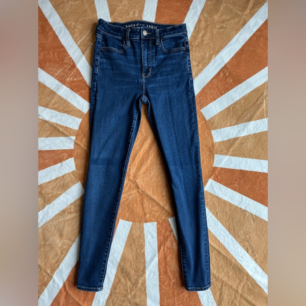 AMERICAN EAGLE Women’s Dark Blue Skinny Jeans